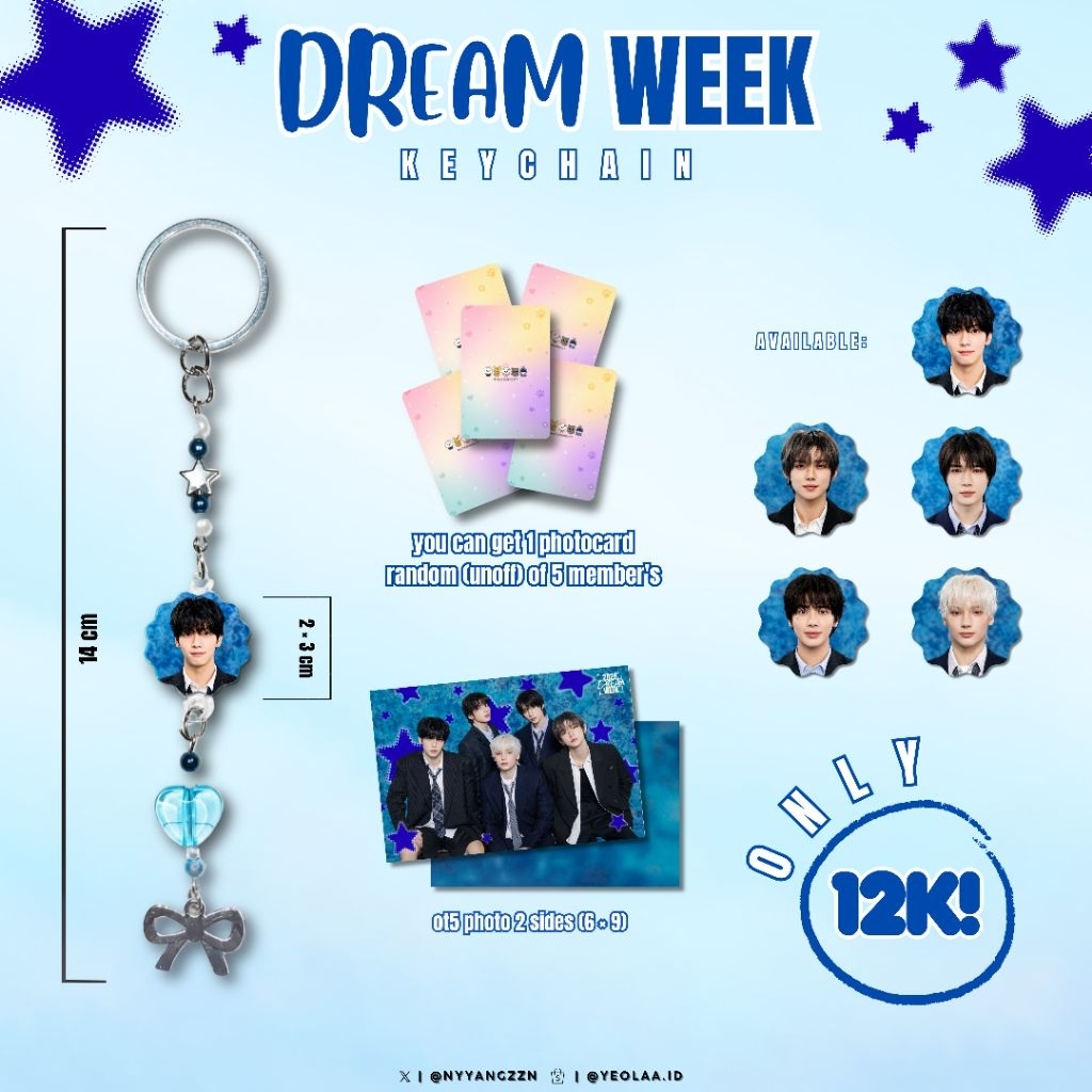 DREAM WEEK KEYCHAIN TOMORROW X TOGETHER | KPOP