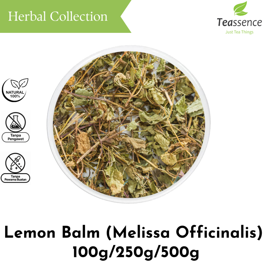 Dried Lemon Balm Pure (Melissa Officinalis) / Teh Daun Lemon Balm / Daun Madu Limau Kering Murni 100