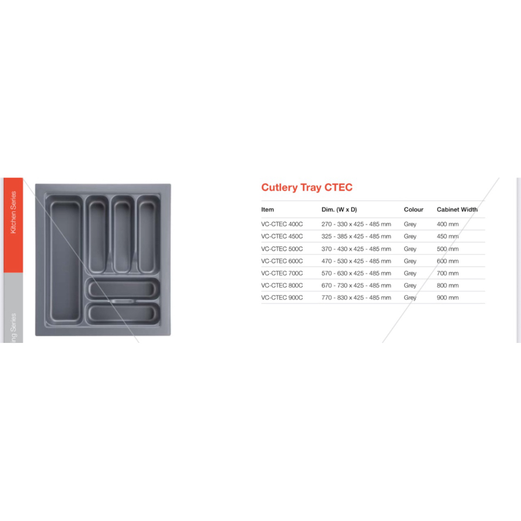 VITCO NEW CUTLERY TRAY CTEC / RAK SENDOK VITCO ABU"