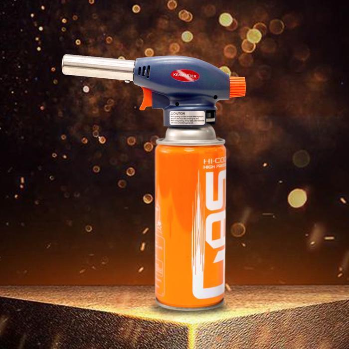 KENMASTER Gas Torch Portabel Flame Gun Alat Bakar Makanan Dimsum Daging Pemantik Gas Korek Api Las