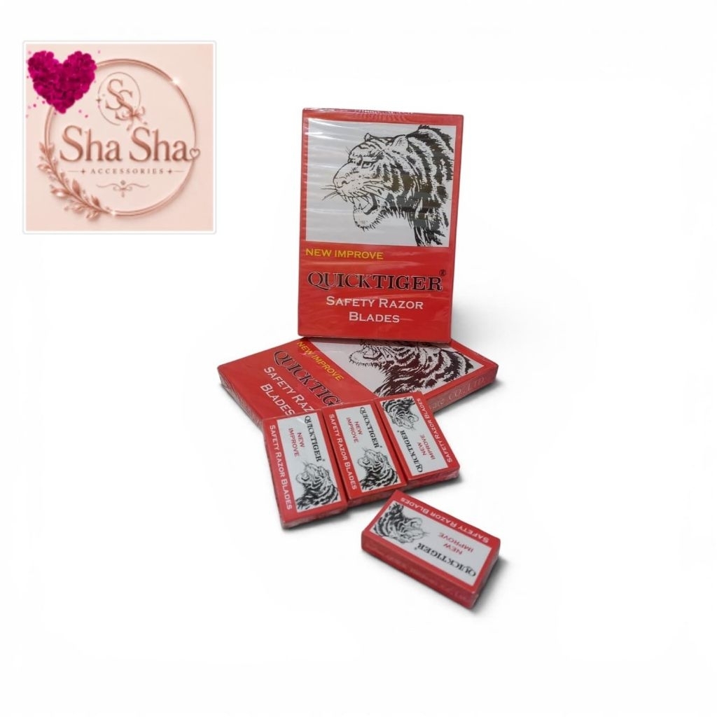 Silet Quick Tiger Isi 100Pcs Silet Tiger 1Pack Original