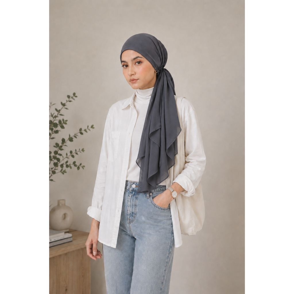 Sophia -  Turban Instan Plus Inner Premium Babydoll / Turban Dewasa Untuk Pesta