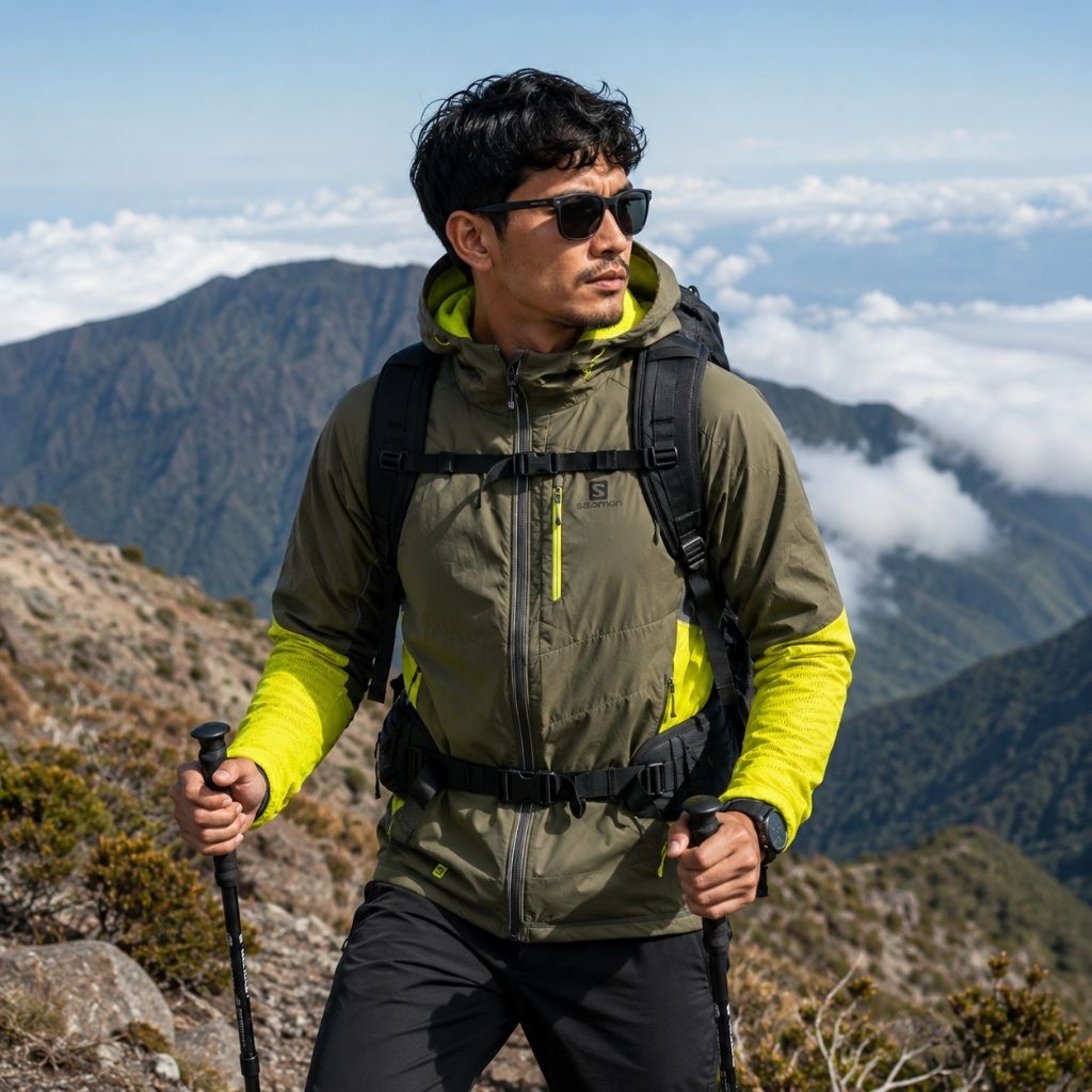 Salomon Union Knit Trail running hiking Jacket