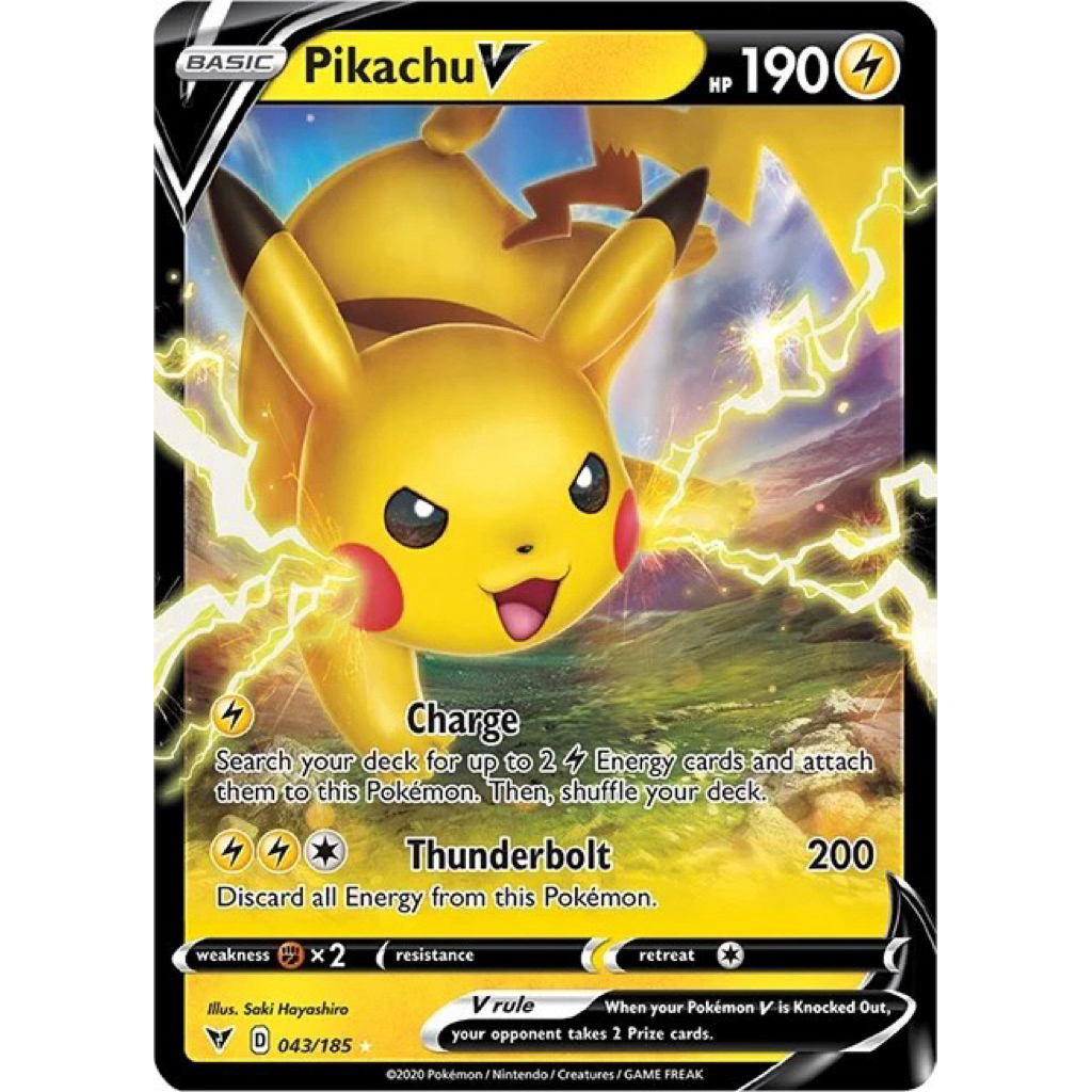 Pikachu V (043/185)