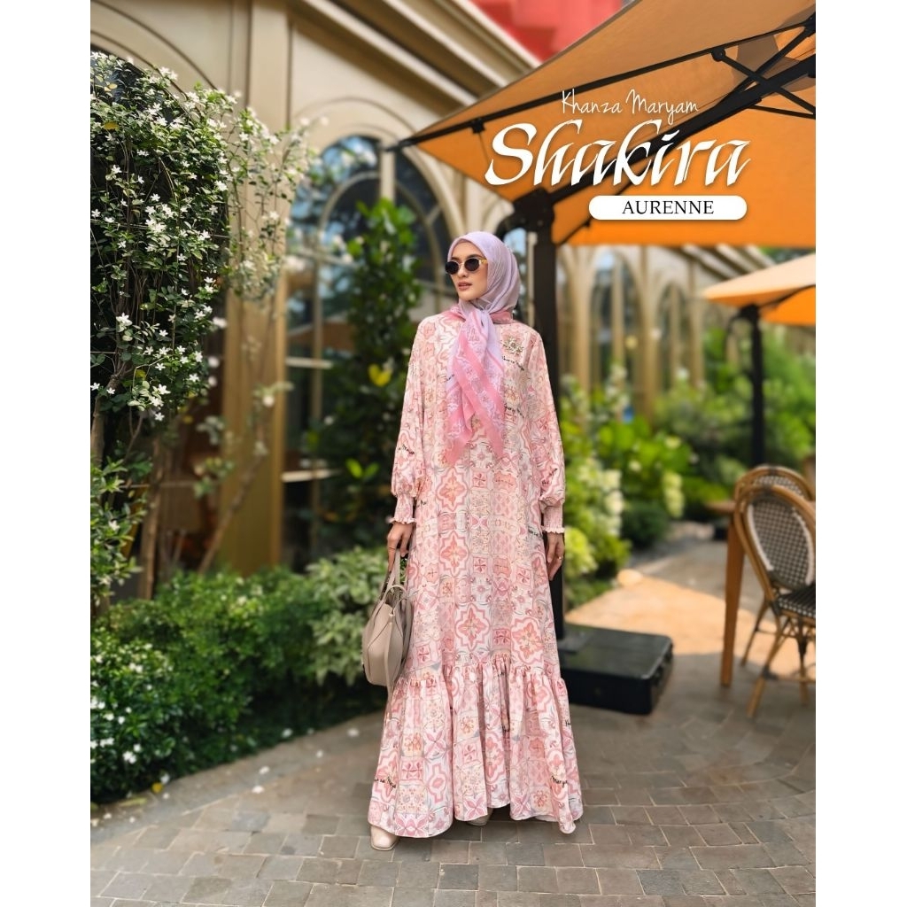 [KHANZA MARYAM] GAMIS SYARI / DRESS SET " SHAKIRA SERIES" By KHANZA MARYAM