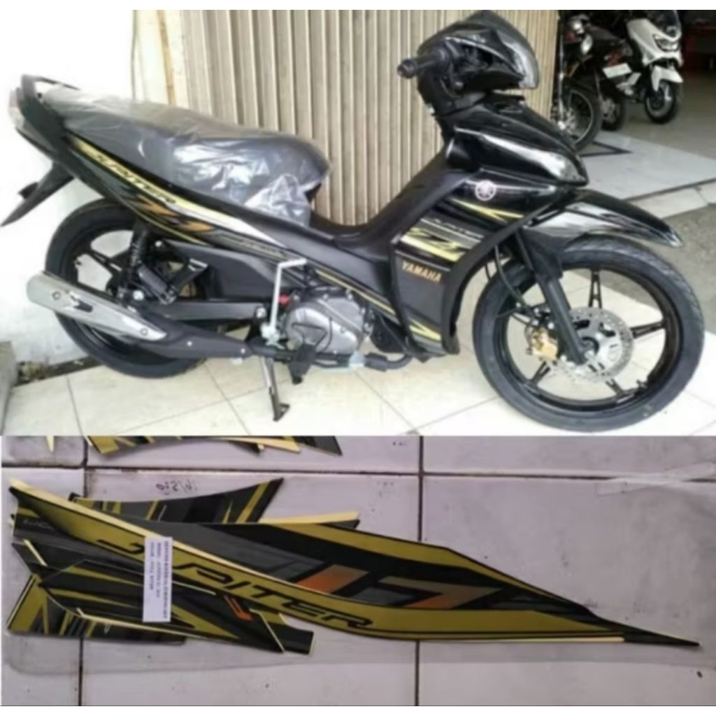 STIKER STRIPING YAMAHA JUPITER Z1 2016 KUWALITAS AJS FULSET BODY MOTOR  JUPITER Z1