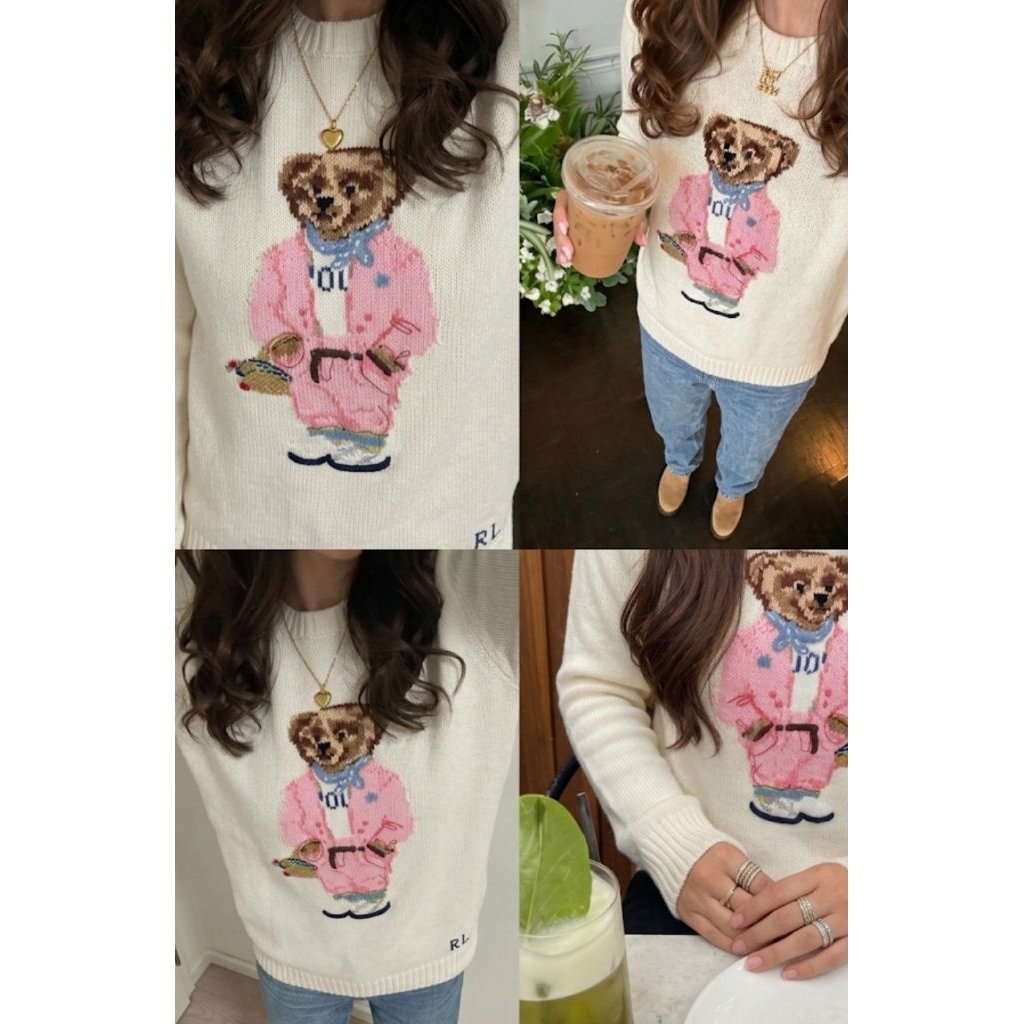 (FAST PO)Polo RL Iconic Bear Wool Sweater ralph lauren sweater iconic bear