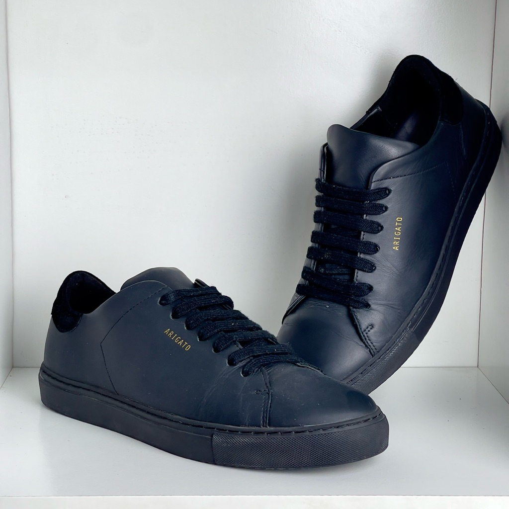 41. AXEL ARIGATO clean sneakers leather black