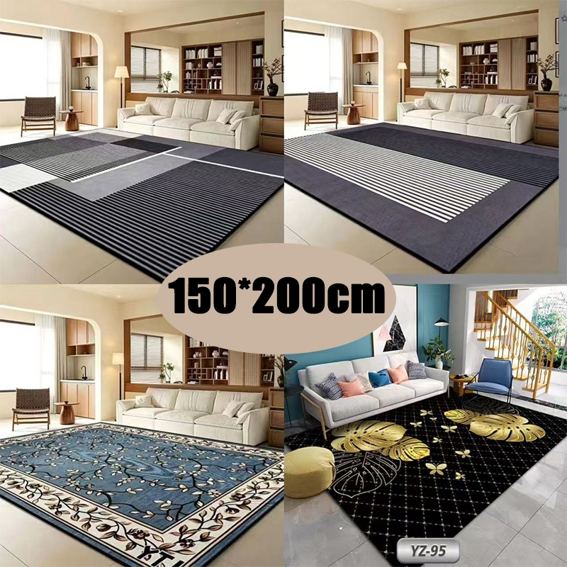 karpet estetik kamarKarpet,karpet minimalis karpet kantor,150X200CM alas lantai samping tempat tidur