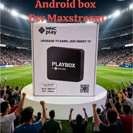 MNC PLAY STB ANDROID 10 TV BOX set top box (Non Cod)