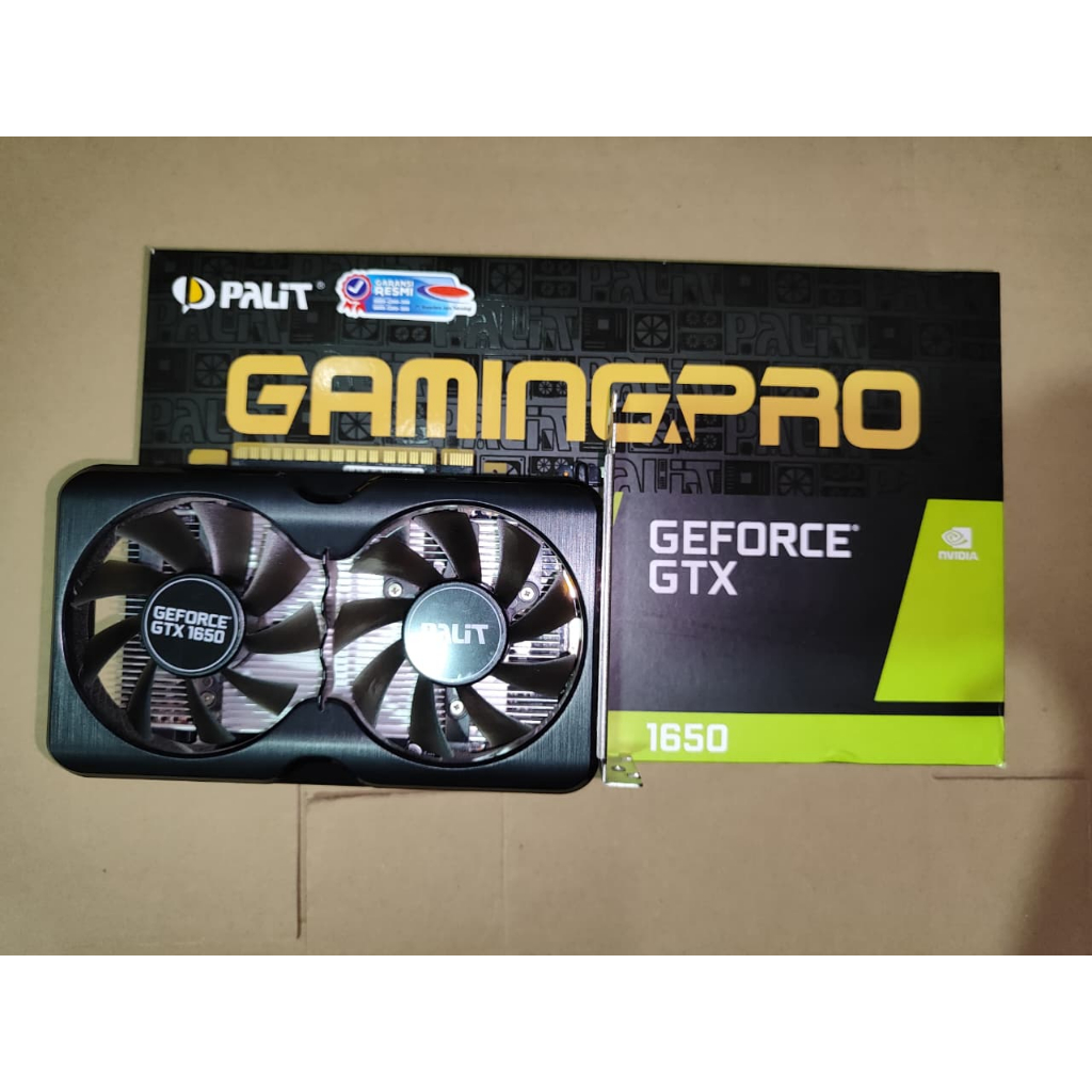 GTX1650 GP GAMINGPRO 4GB GDDR6 / VGA PALIT GTX 1650  -  2ND BOX
