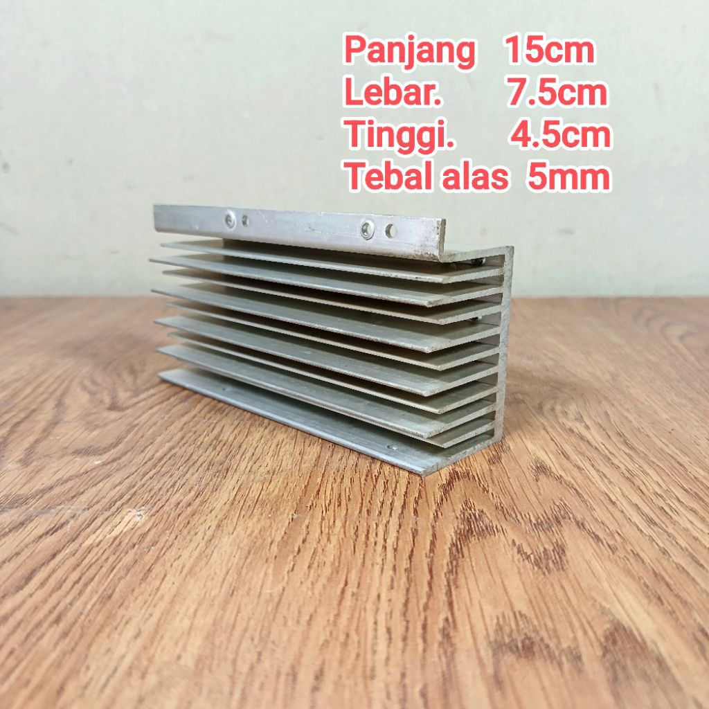 Heatsink pendingin panjang 15cm 5mm bekas