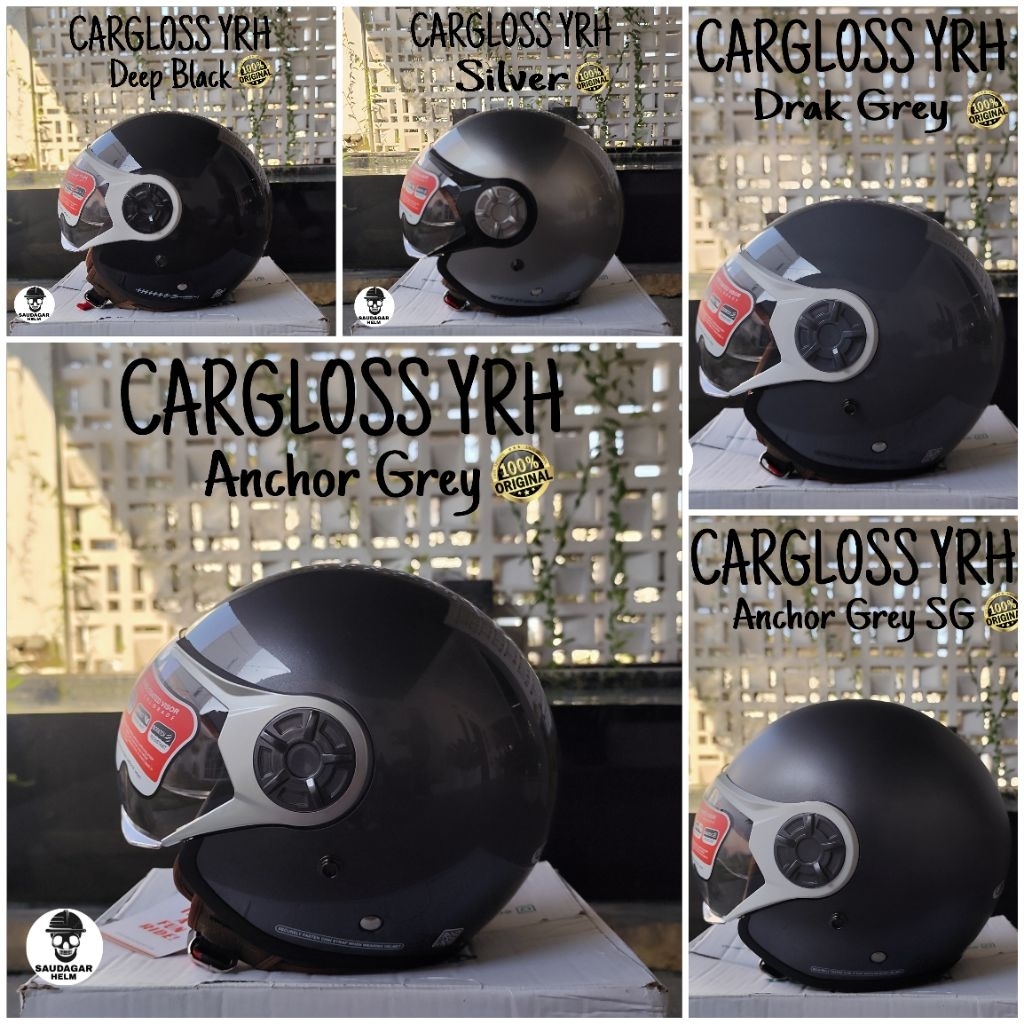 Helm Cargloss Hijab Yrh Helmet Original Dewasa SNI