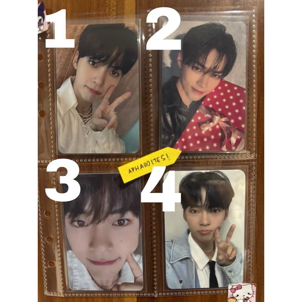 Zerobaseone Sung Hanbin Official Benefit Photocard