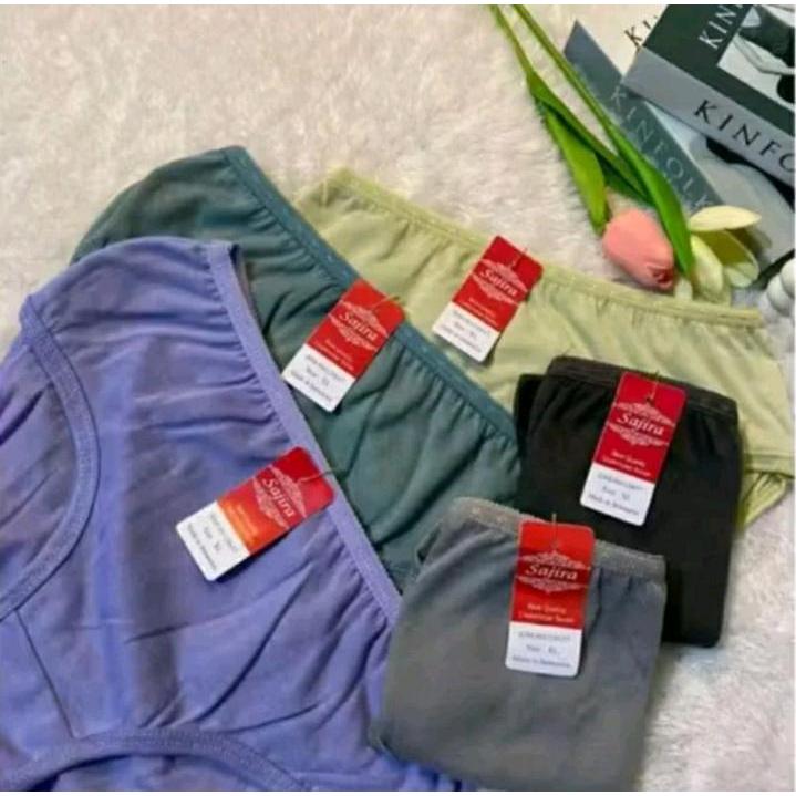 6pcs CD Sajira Sajira Remaja Cewek CD remaja cewek Bodythin Tersedia Ukuran M L XL XXL