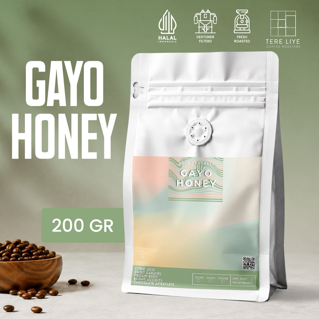 Kopi Arabika Gayo Aceh Honey Specialty 200gr Coffee Arabica Gayo Aceh Honey 200gr