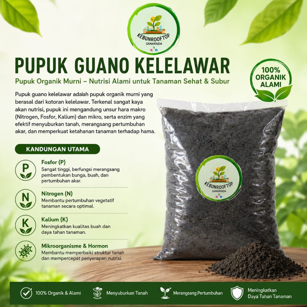Pupuk Organik Kohe Kelelawar/Kambing