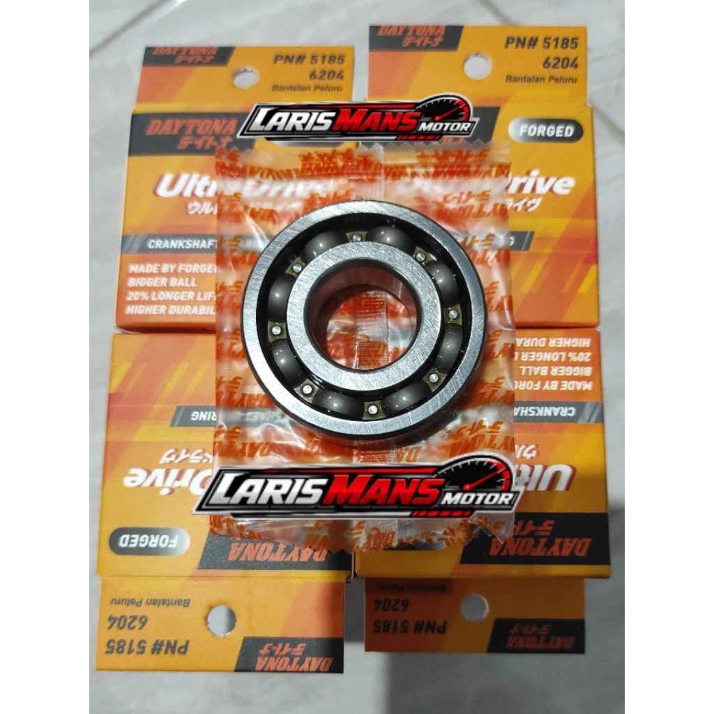 BEARING LAHER 6204 ORIGINAL DAYTONA ULTRA DRIVE UNTUK SEMUA MOTOR