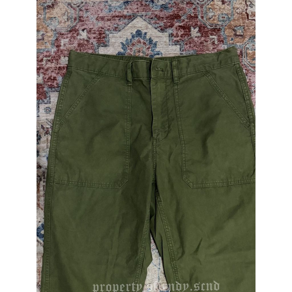 Fatigue Pants Army Uniqlo Green Olive