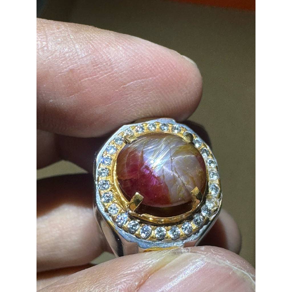 Ruby Star Burma Belang NTE 7,18ct