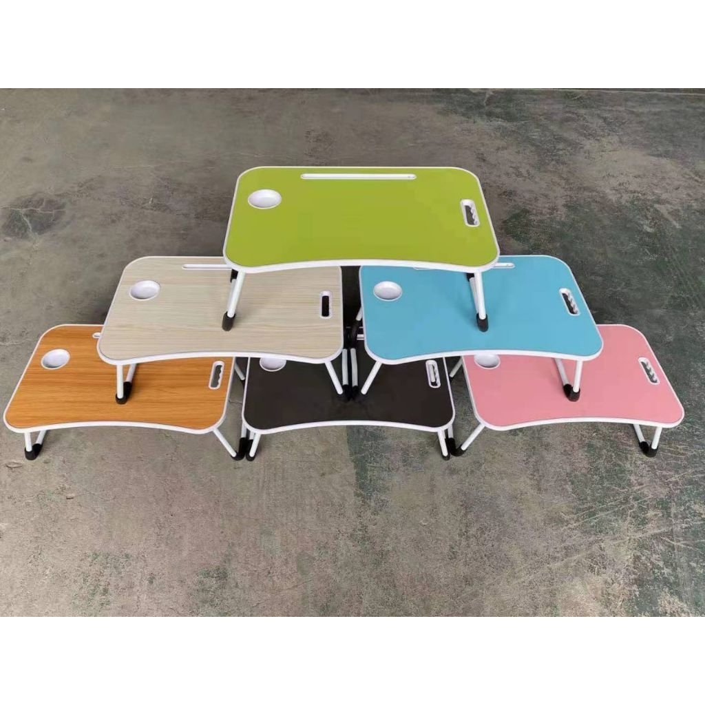 Meja Pendek Portabel/ Meja Belajar Lipat/ Meja Laptop Premium