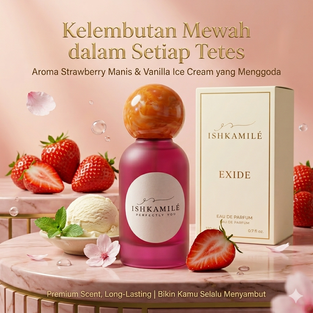 Parfum Wanita  EXIDE 50ml Tahan Lama Wangi Elegan Mewah Eau de Parfum Original
