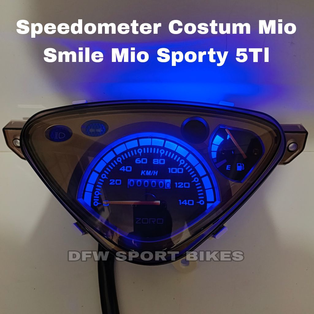 Speedometer Kilometer Mio Sporty Mio Smile Odometer Jarak Tempuh Custom LED Model Thailand Motor Mio