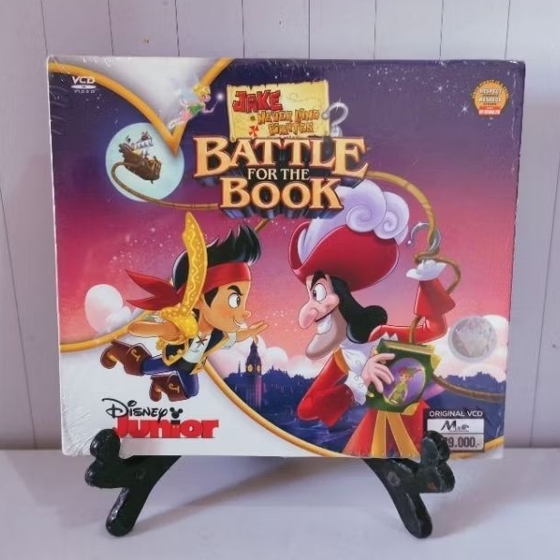 VCD JAKE NEVER LAND PIRATES BATTLE FOR THE BOOK (Original)