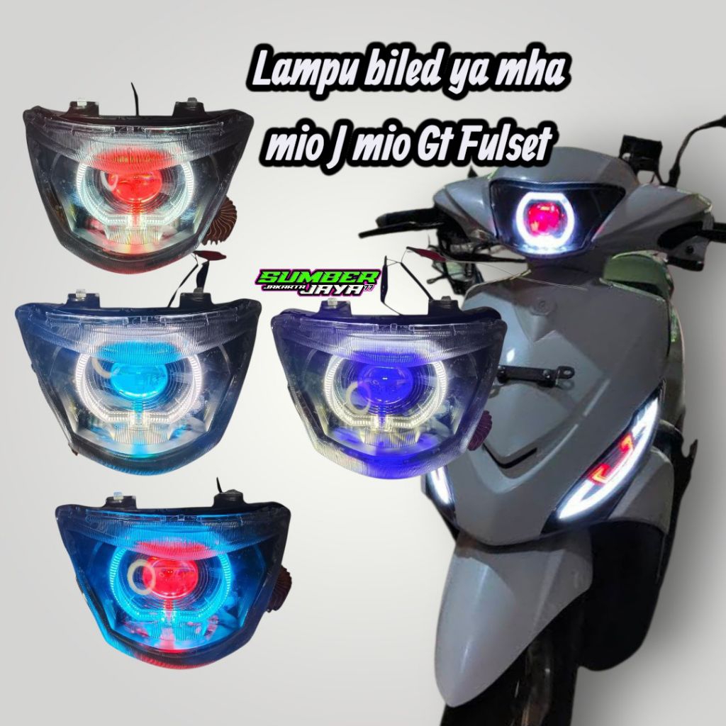 Reflektor LAMPU MIO J / MIO GT SEMI BILED / REFLEKTOR LAMPU DEPAN YAMAHA MIO J / MIO GT CUSTOM SEMI 
