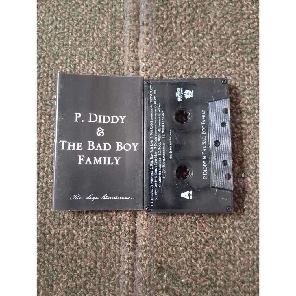Kaset Pita P. Diddy & the Bad Boy Family-The Saga Continues Sean Combs Notorious BIG Suge Night 50 C