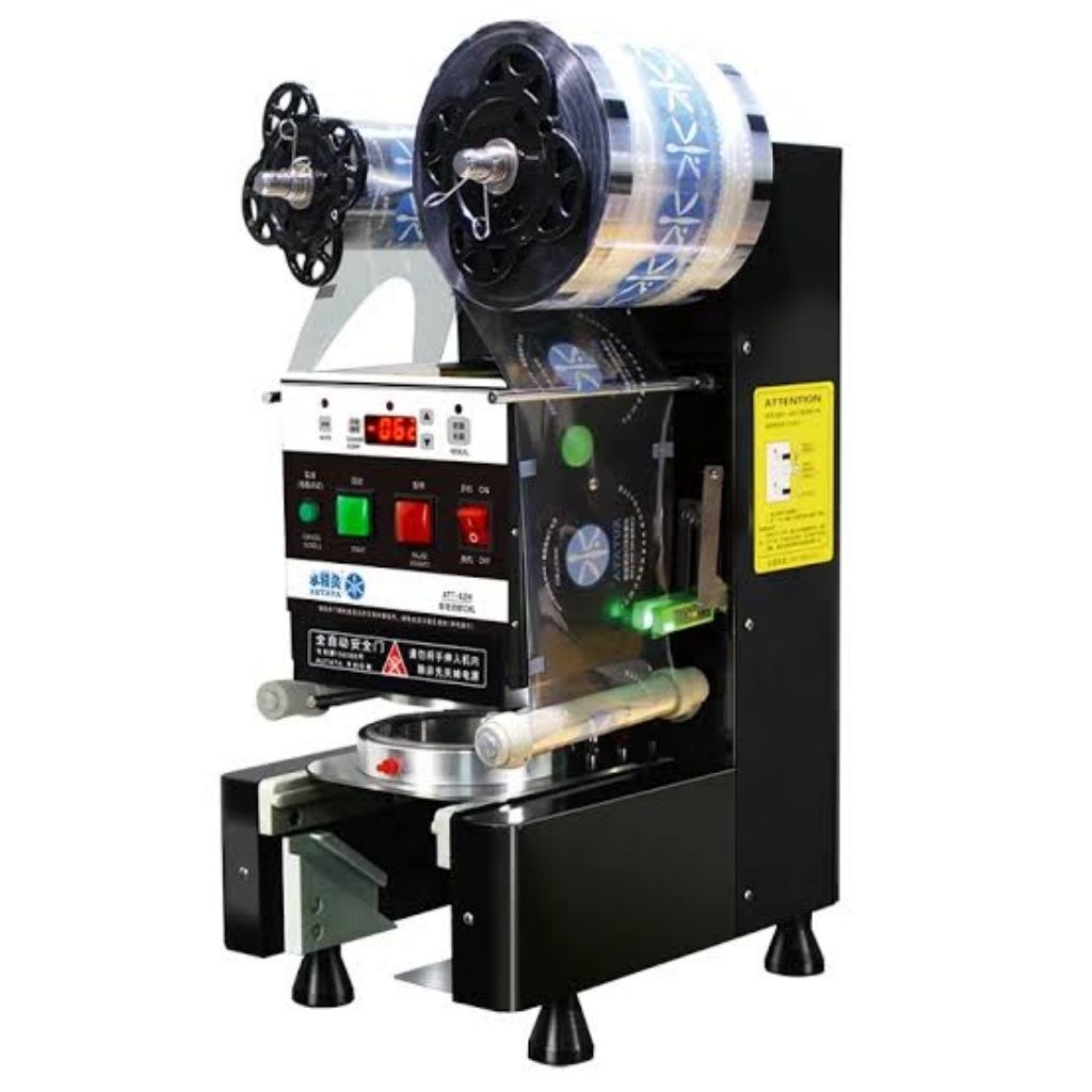 Mesin Penyegel Gelas Minuman Plastik Otomatis Cup Sealer Autata ATT-95S