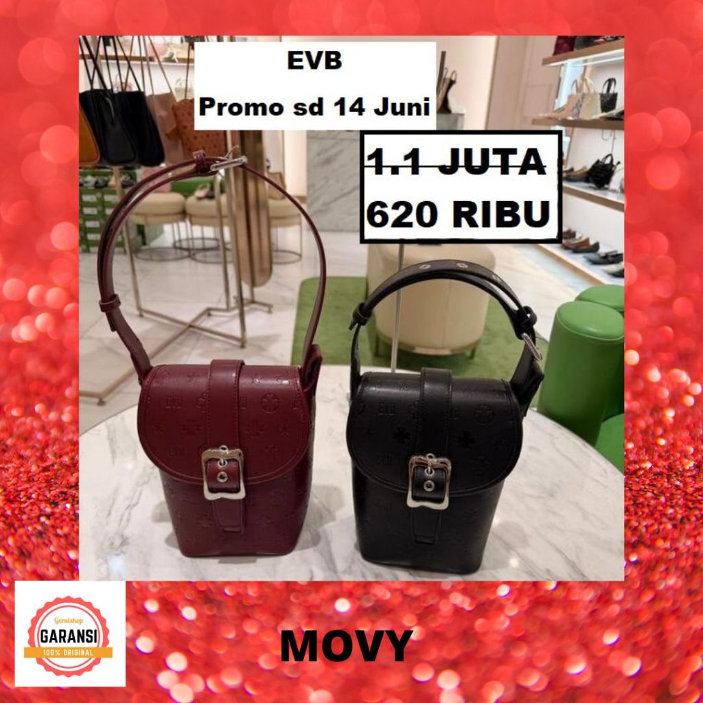 Tas sling bag EVB seri MOVY SALE selempang wanita 100% original store