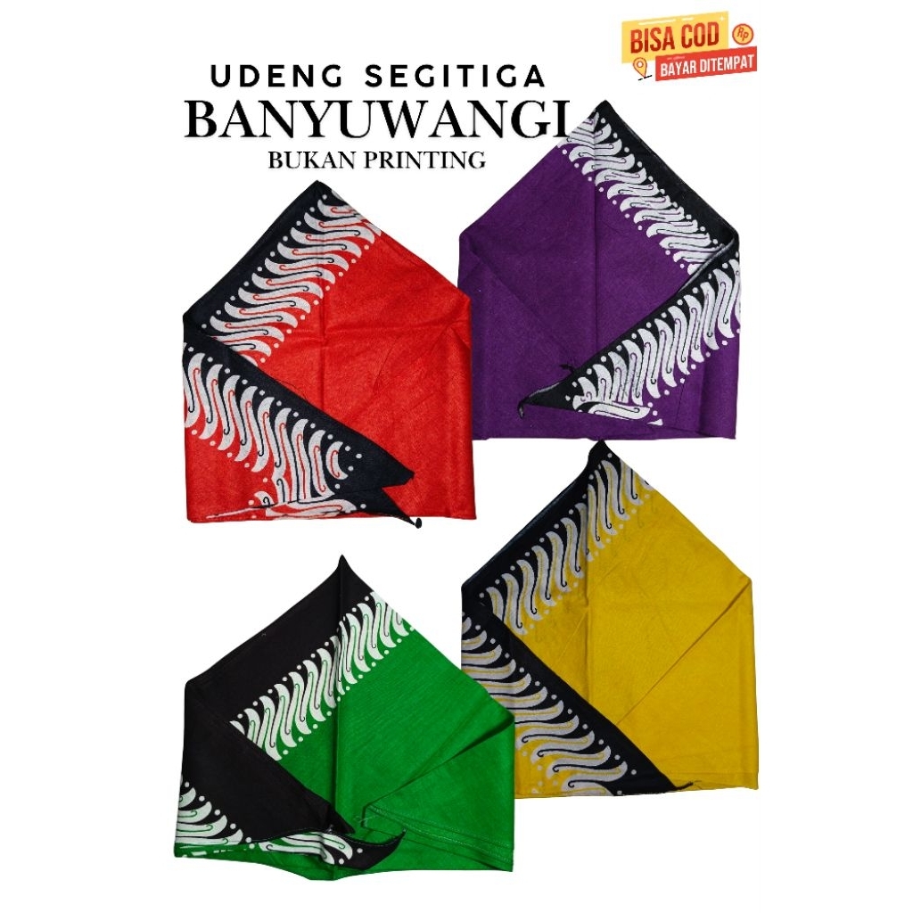 iket segitiga | udeng segitiga banyuwangi | udeng