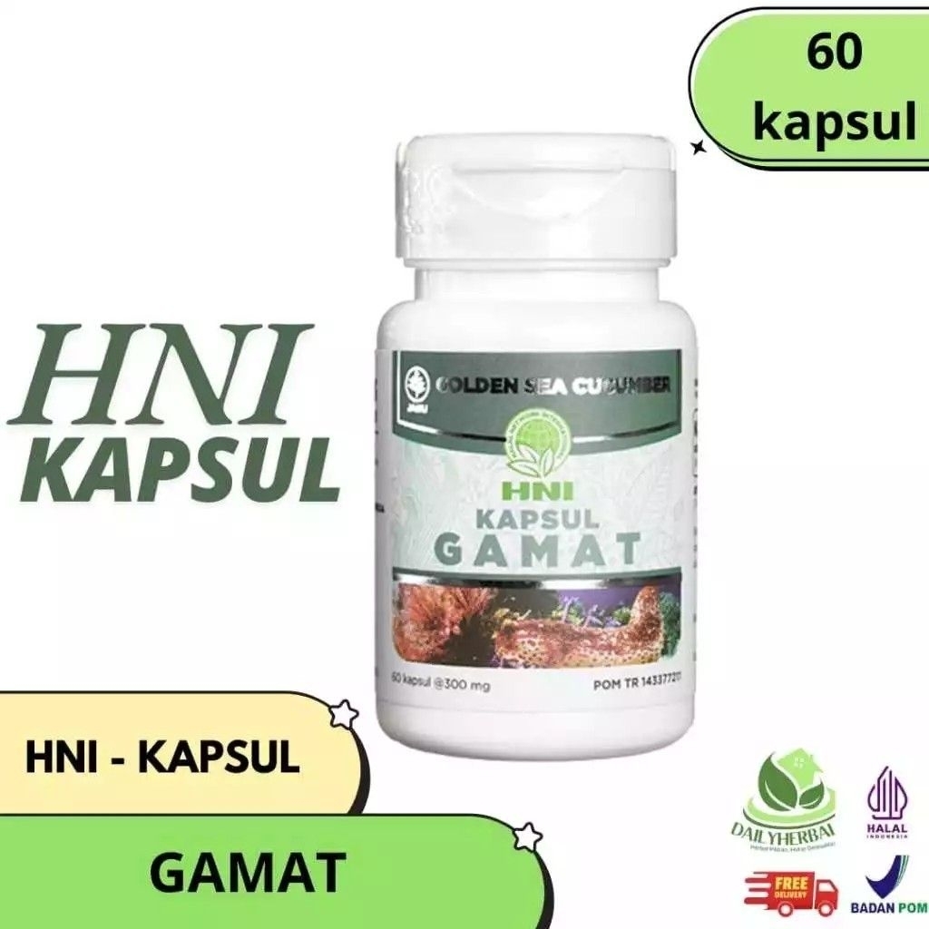 Gamat Emas Kapsul Herbal Hni Hpai
