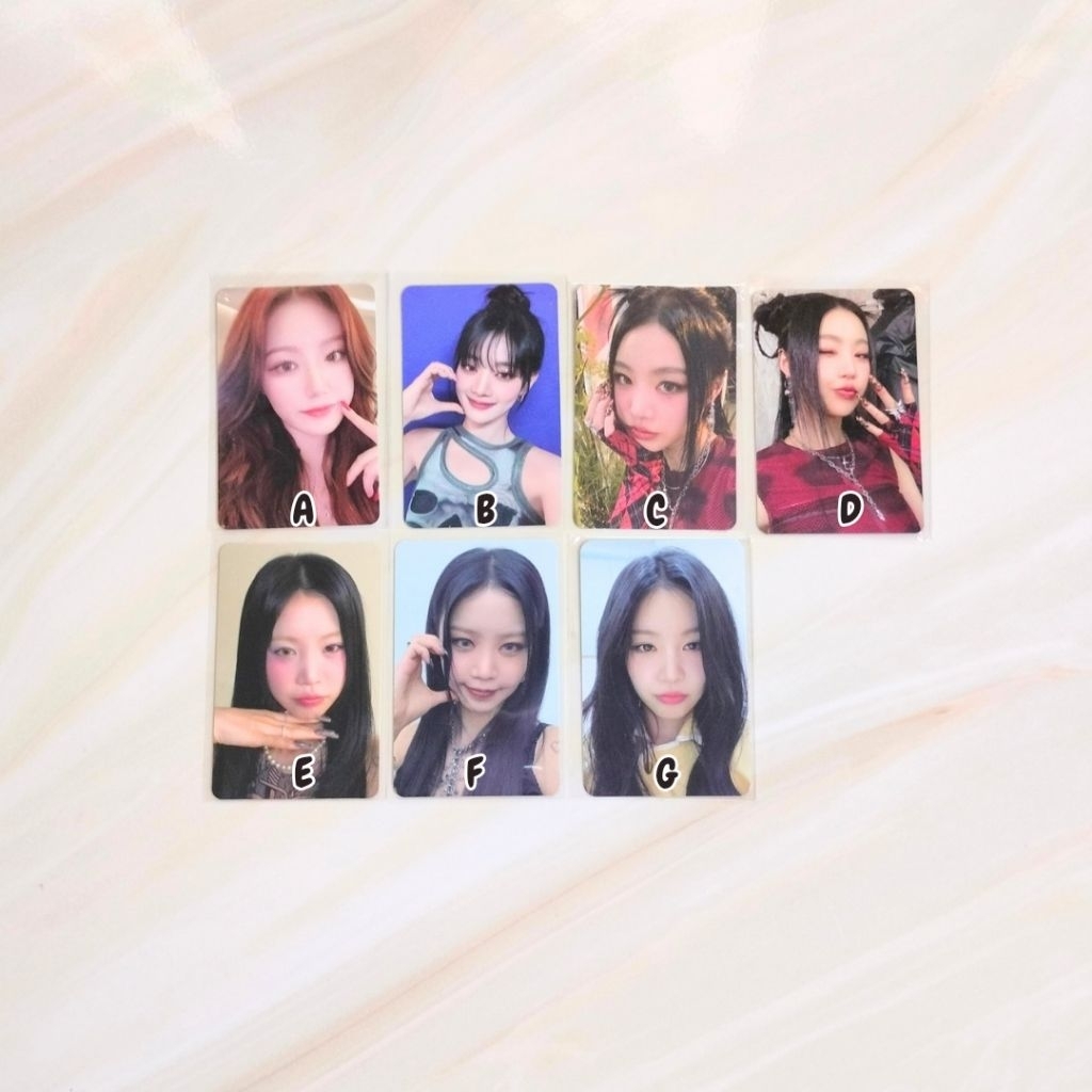Gidle Photocard Official Minnie Soyeon Miyeon Shuhua Yuqi Soojin Album syncopation we are i sway 2 h