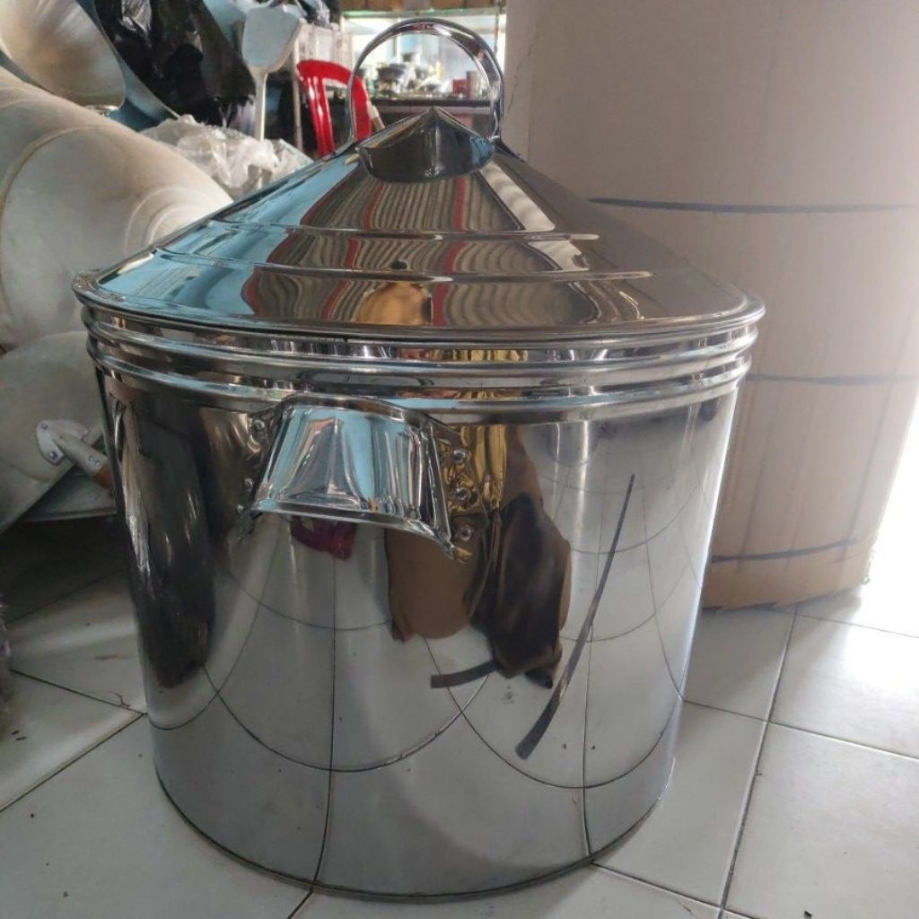 HARGA PROMO Dandang Panci rebus air , kedelai stenlis tebal jumbo