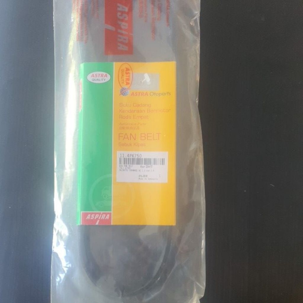 TALI KIPAS (FAN BELT) ASPIRA DAIHATSU GRANMAX AC 1.3/1.5 11-4PK750