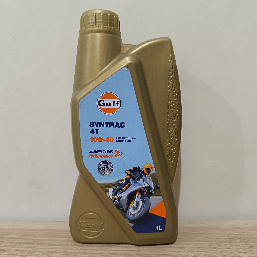 oli Gulf 10w-40 Syntrac 4T Full Synthetic API SN MA2