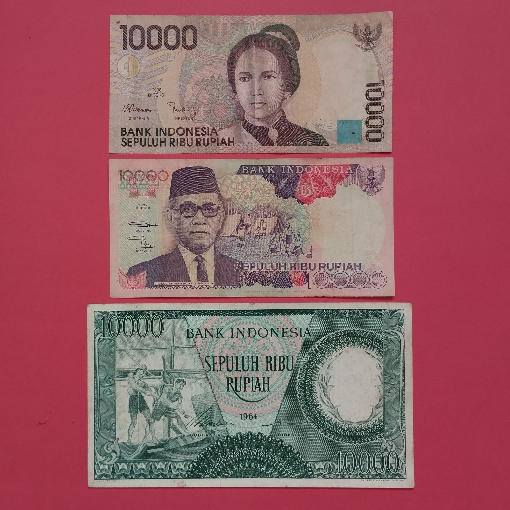 Uang Kuno Kertas Rp 10000 UK BBG 009