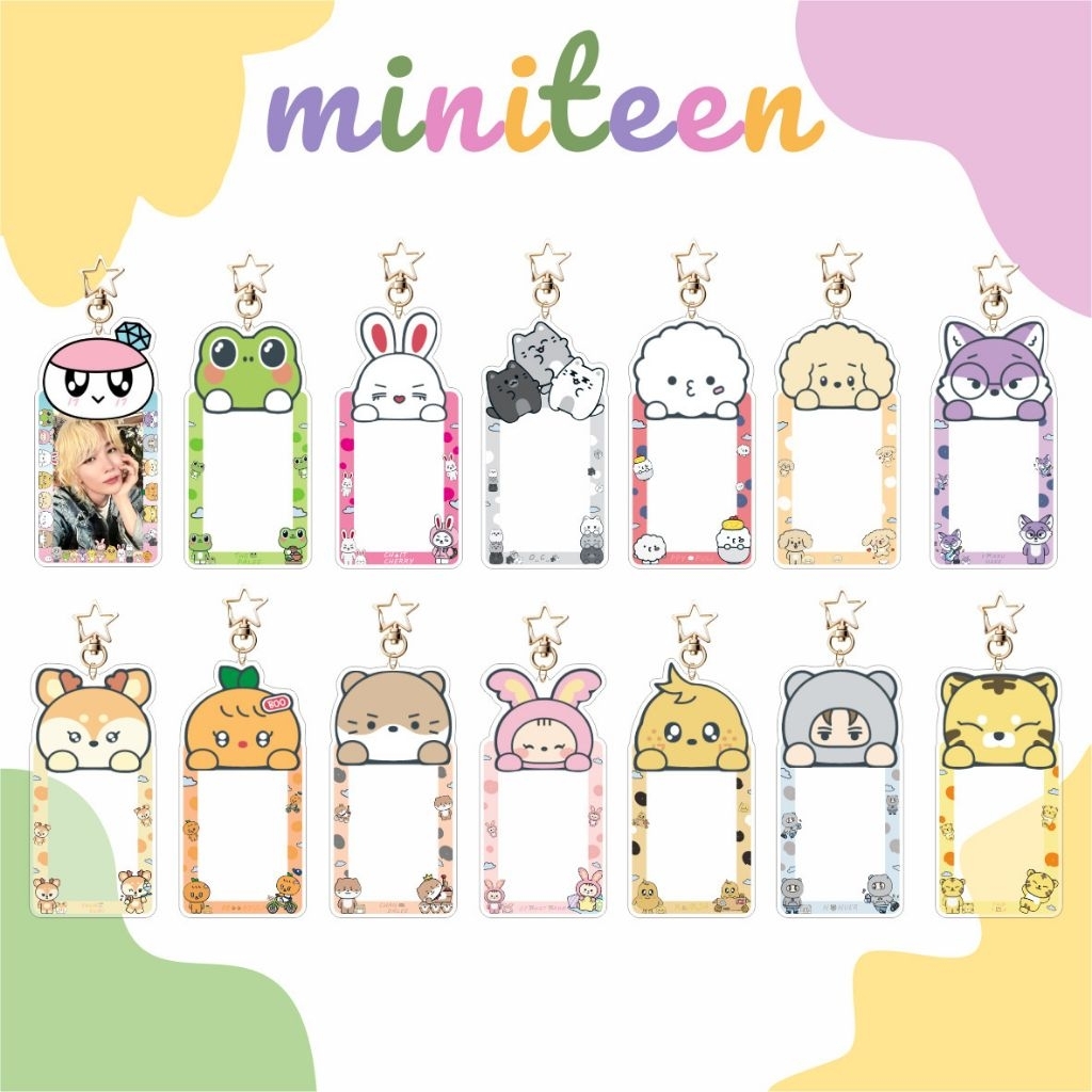 Seventeen Card Holder Acrylic Fanmade Scoups Jeonghan Joshua Jun Hoshi Wonwoo Woozi The8 Mingyu DK S