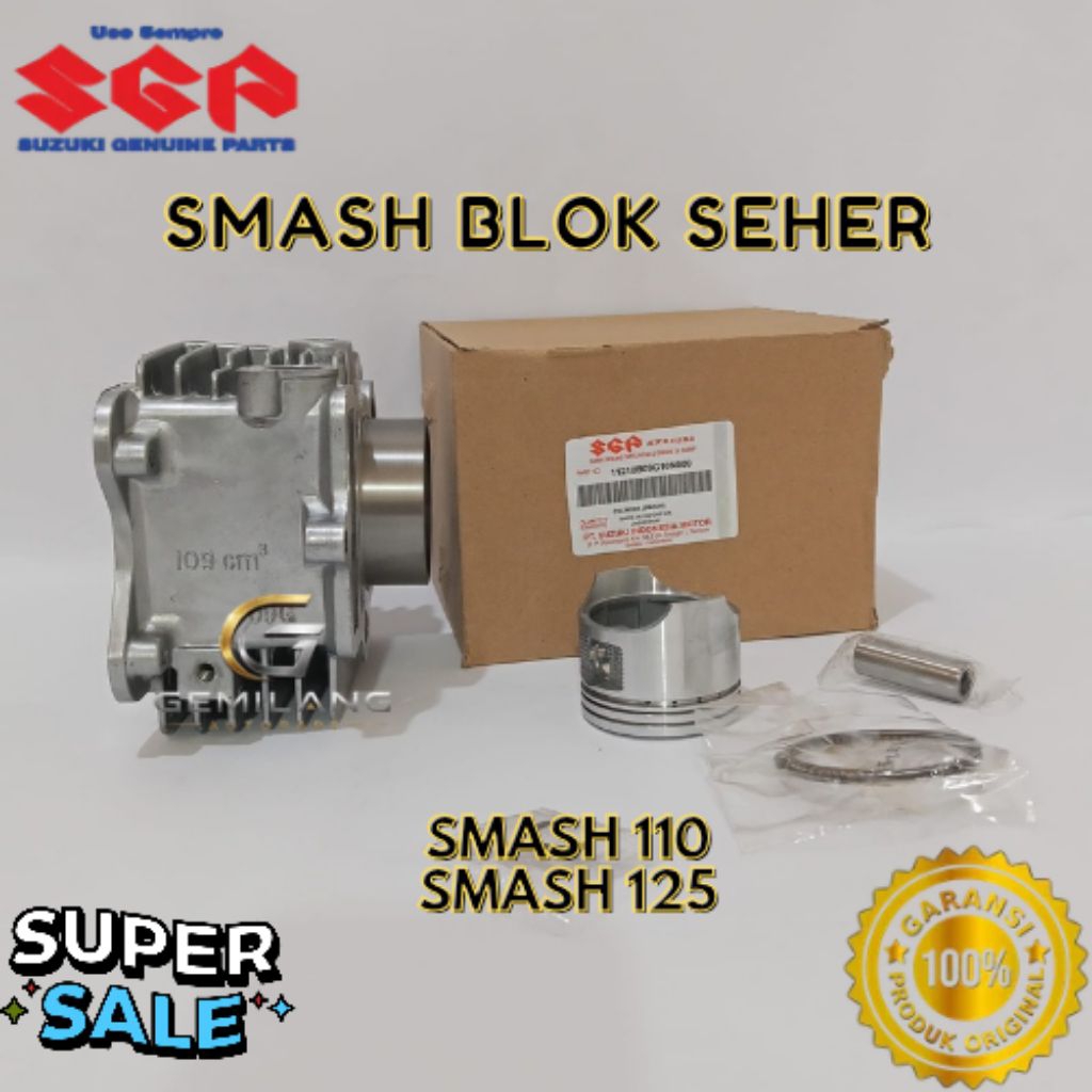 BLOK SEHER KODE SMASH, BLOK SEHER SMASH 110, BLOK SEHER SMASH 125