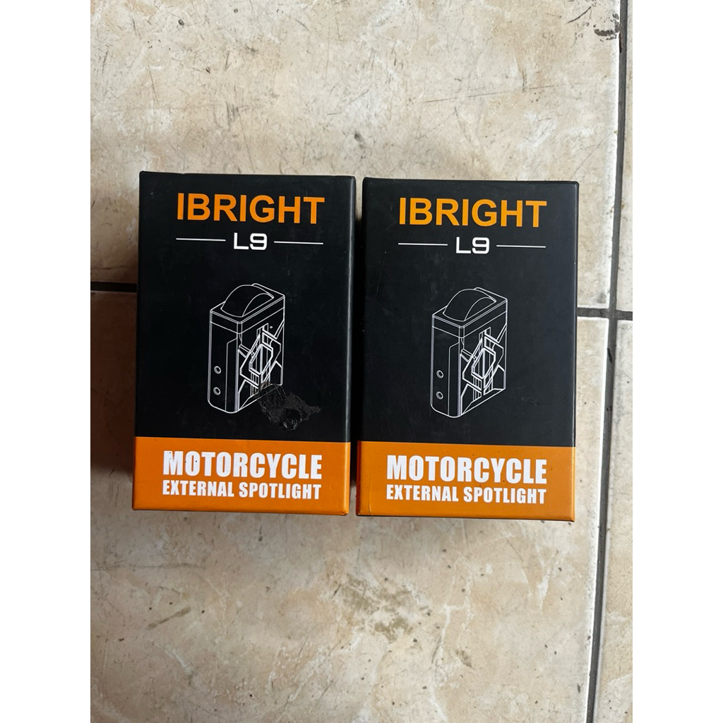 IBRIGHT L9 Lampu Tembak 3 Warna Ice Blue Biled Bekas Second