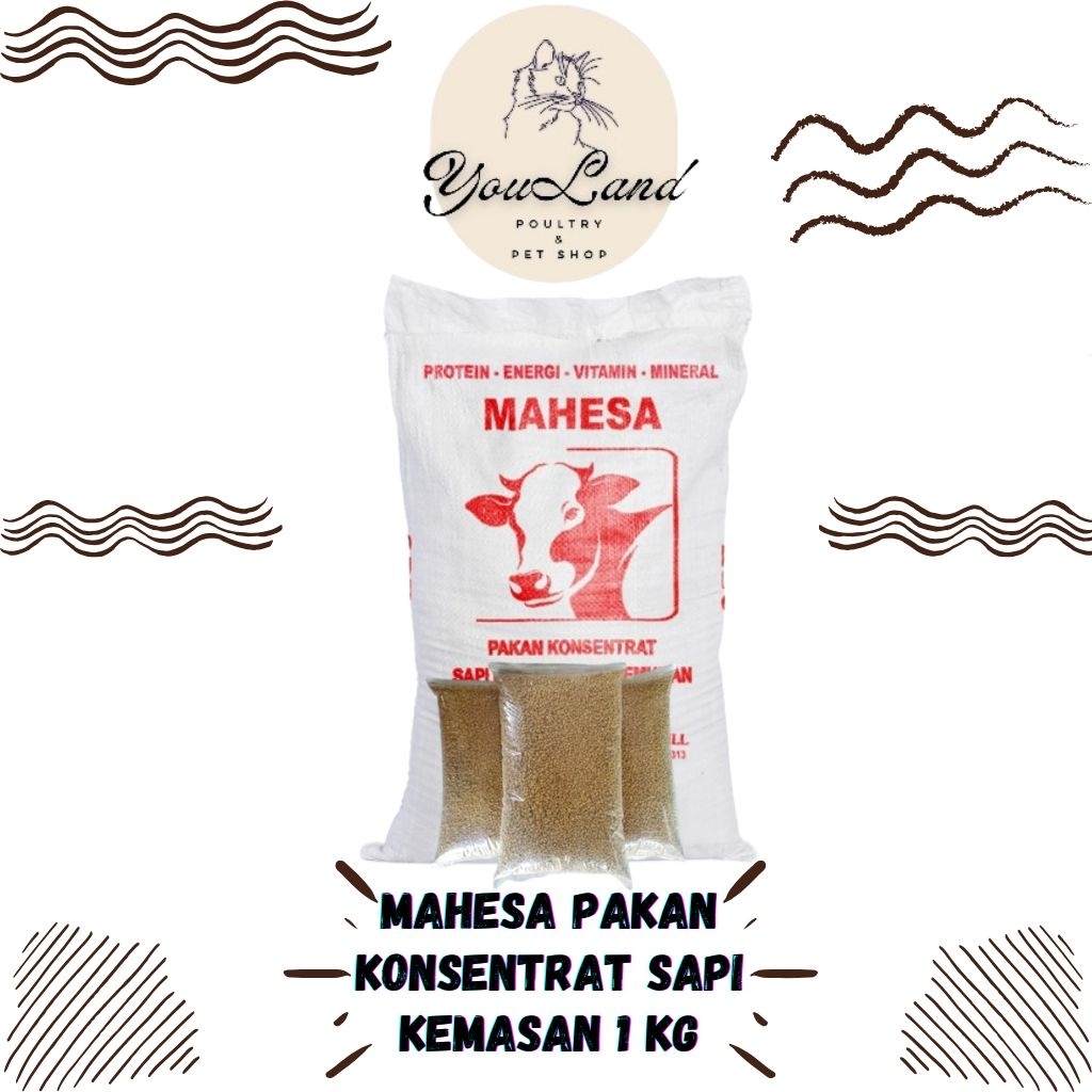 MAHESA PAKAN KONSENTRAT PELLET SAPI KOMPLIT 1KG