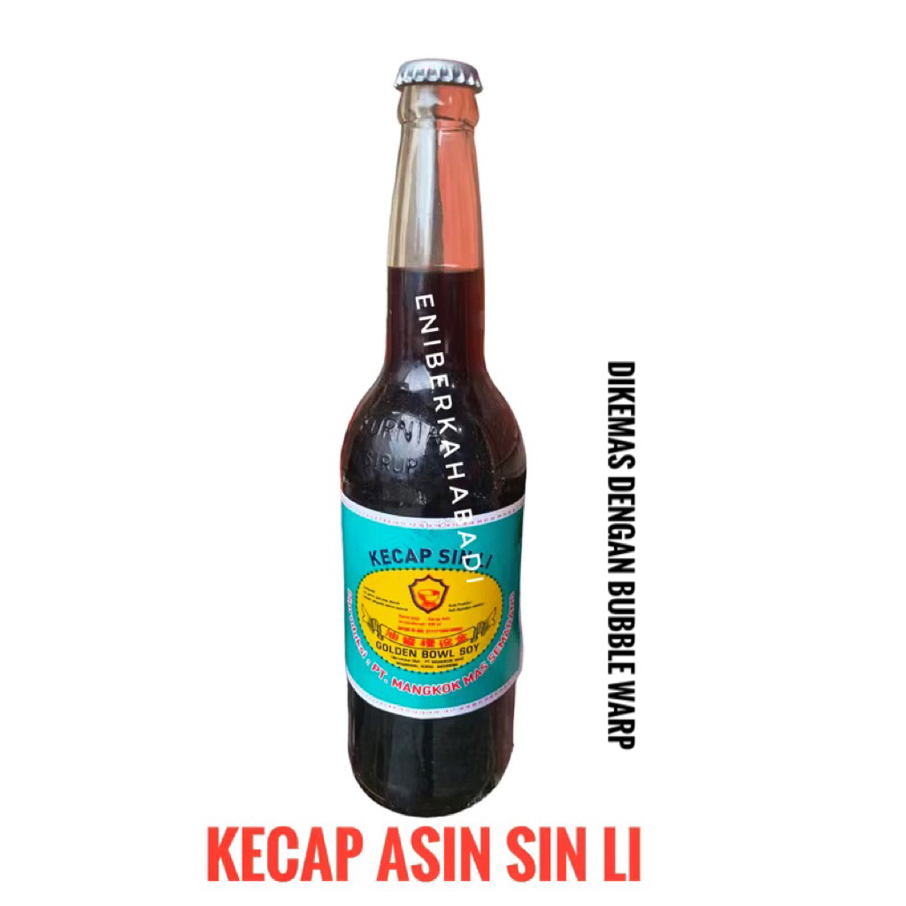 Kecap Asin Sin Li 650ml exp november 2026 PT Mangkok Mas Semarang 1 botol
