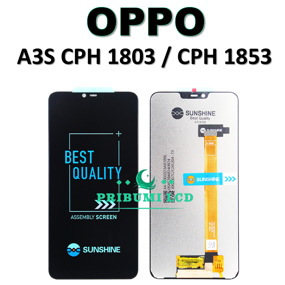 LCD TOUCHSCREEN OPPO  A3S CPH 1803 / CPH 1853 ORIGINAL COMPLETE