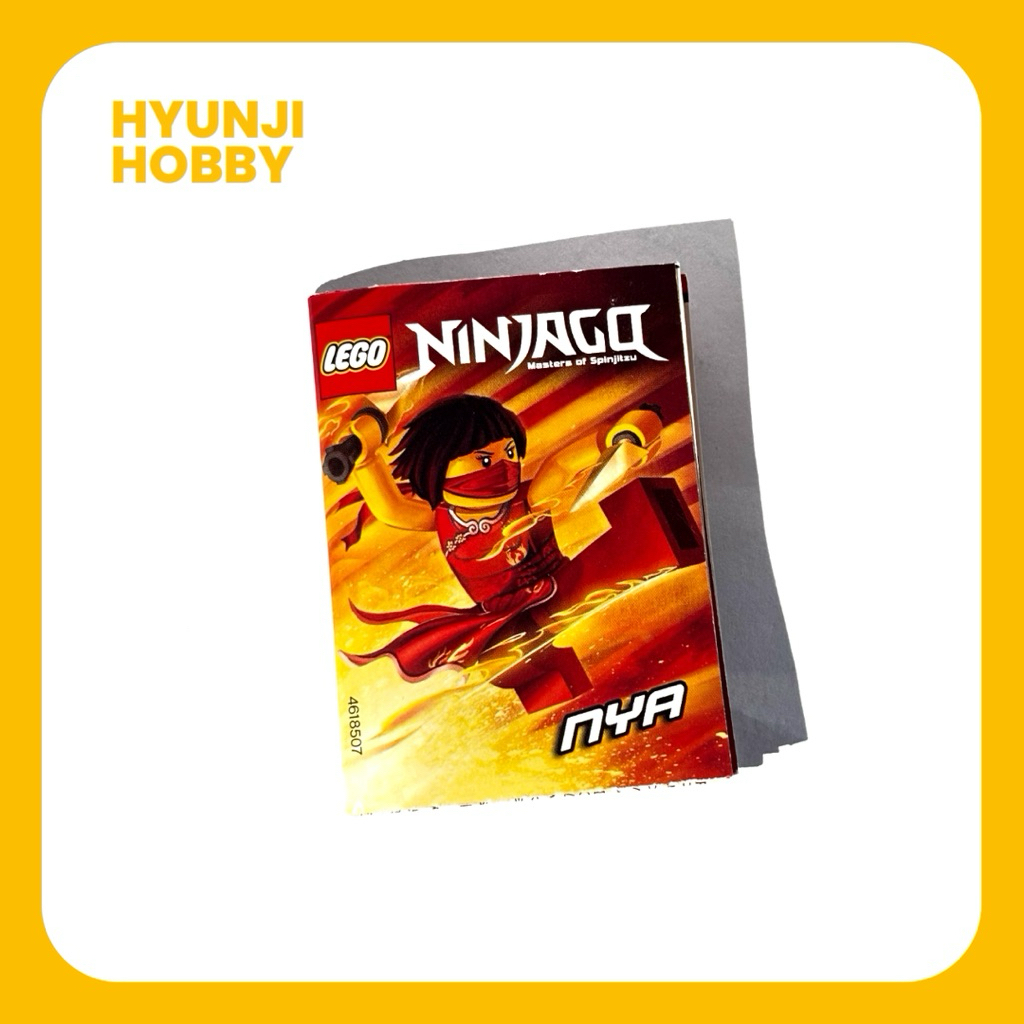 LEGO Buku Intruksi Ninjago Nya Spinner Set 2172 Ori