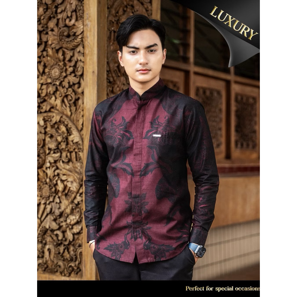 Laskala batik armenia/preloved kemeja pria/preloved batik pria/kemeja pria/preloved laskala batik/pr