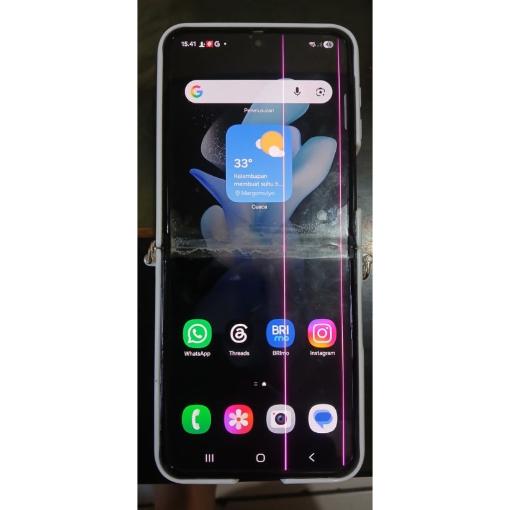 Samsung Galaxy Z Flip 4 5G 8/512GB Second Garansi Resmi Minus LCD