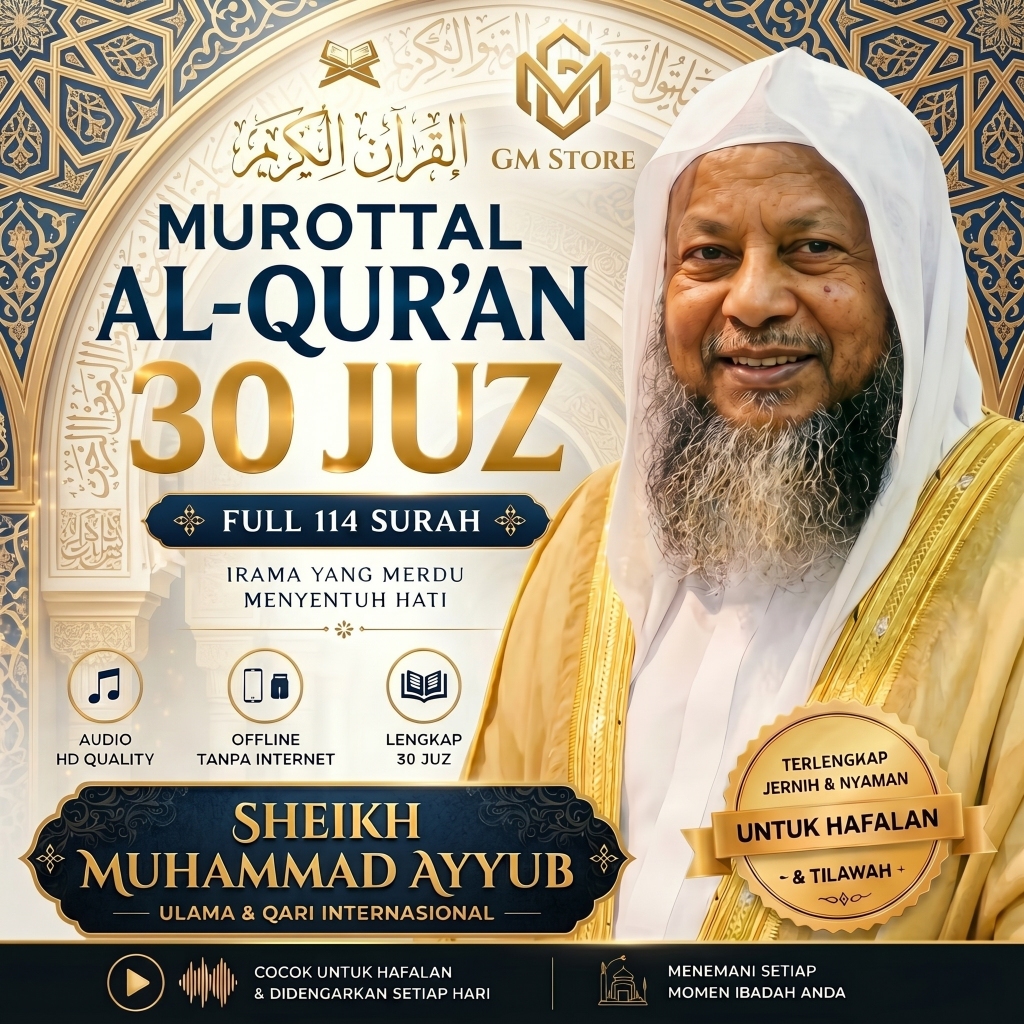 Usb Flashdisk Murottal Al Quran 30 Juz Muhammad Ayyub MP3 Lengkap 114 Surat | Flashdisk Murotal  | S