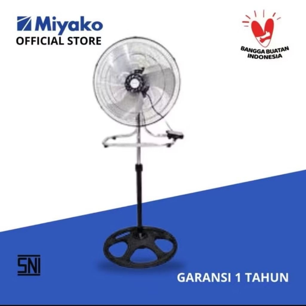 Kipas Angin Miyako KST182PRC plastik -  Kipas 3 In 1 Miyako KST 182PRC  Remote - 18inch Berdiri Dudu